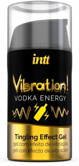  Гель жидкий интимный с эффектом вибрации Vibration! Vodka Energy