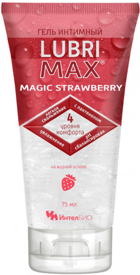 Гель-смазка интимный Lubrimax Magic Strawberry