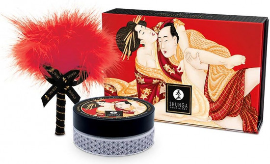 Массажная пудра с ароматом клубники и шампанского Strawberry Wine