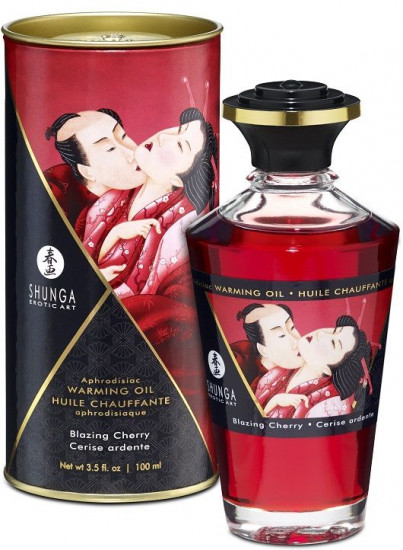  Масло массажное интимное с ароматом вишни