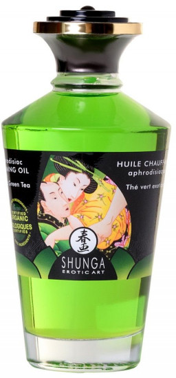  Масло массажное интимное с ароматом зелёного чая