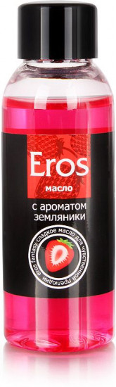 Масло массажное с ароматом земляники Eros Fantasy