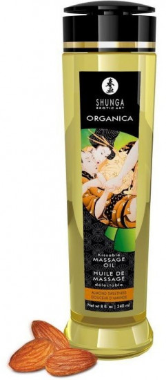 Масло массажное с ароматом миндаля Organica 