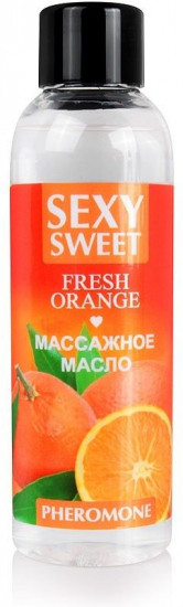Масло массажное с ароматом апельсина и феромонами Sexy Sweet Fresh Orange