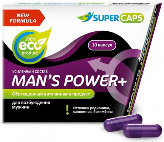 Средство возбуждающее для мужчин Mans Power plus