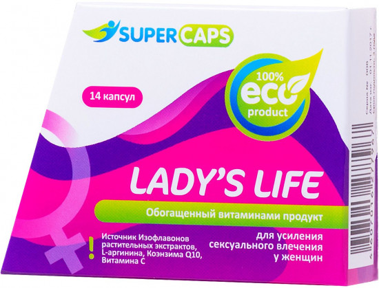 Капсулы возбуждающие Ladys Life