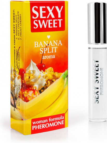 Средство парфюмированное для тела с феромонами с ароматом банана Sexy Sweet