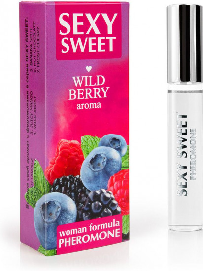 Средство парфюмированное для тела с феромонами с ароматом лесных ягод Sexy Sweet