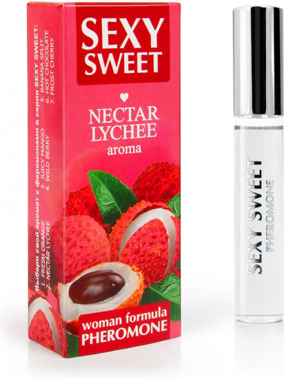 Средство парфюмированное для тела с феромонами с ароматом личи Sexy Sweet