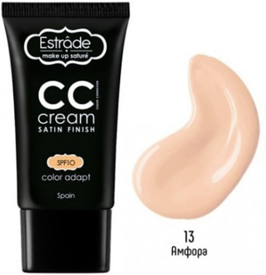 СС-крем «Estrade Satin Finish» SPF10, оттенок 13 Амфора