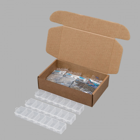 Набор бисера с контейнером «Набор №01»