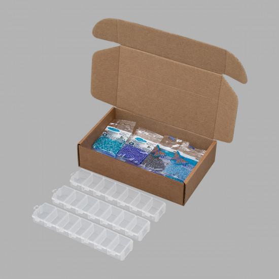 Набор бисера с контейнером «Набор №02»