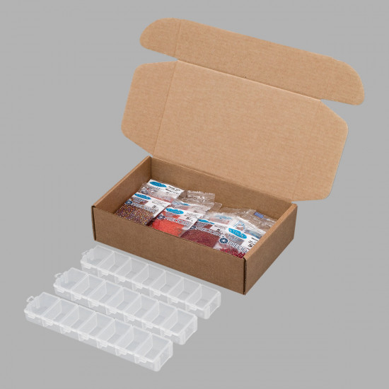 Набор бисера с контейнером «Набор №03»