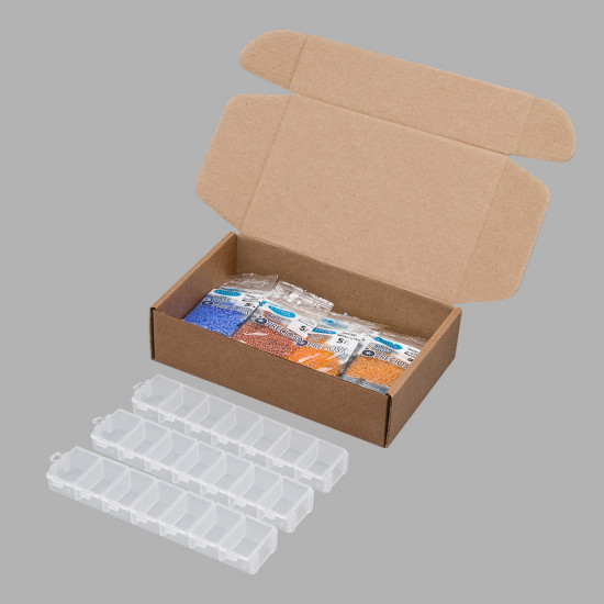 Набор бисера с контейнером «Набор №10»