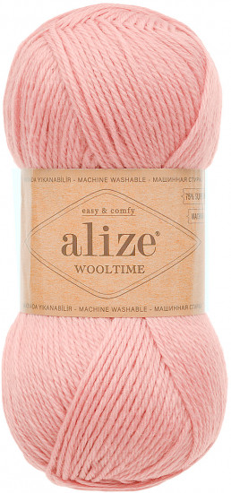 Пряжа для вязания «Wooltime», цвет 161 пудра