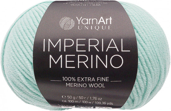 Пряжа для вязания «Imperial Merino», цвет 3329 светло-лазурный
