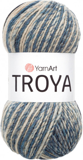 Пряжа для вязания «Troya», цвет 2102 секционный