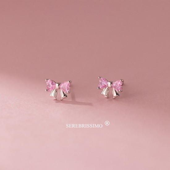 Сережки детские «Бантики»