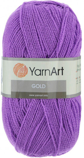 Пряжа для вязания «Gold», цвет 9002 фиалка