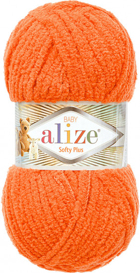 Пряжа для вязания «Softy Plus», 6 Оранжевый