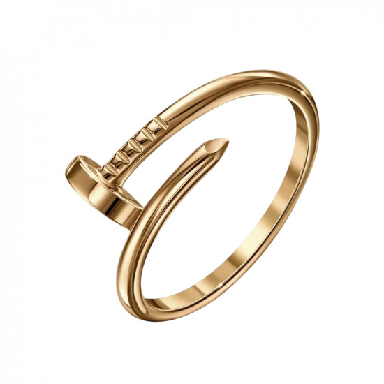 Кольцо из золоченого серебра