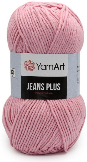 Пряжа для вязания «Jeans Plus», 36 Розовый