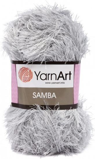 Пряжа для вязания «Samba», цвет 10 светло-серый