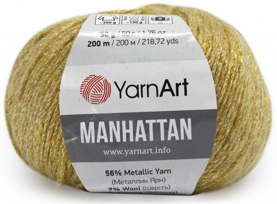 Пряжа для вязания «Manhattan», 902 Жёлтый