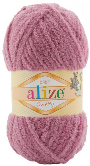 Пряжа для вязания «Softy», цвет 28 тёмно-розовый
