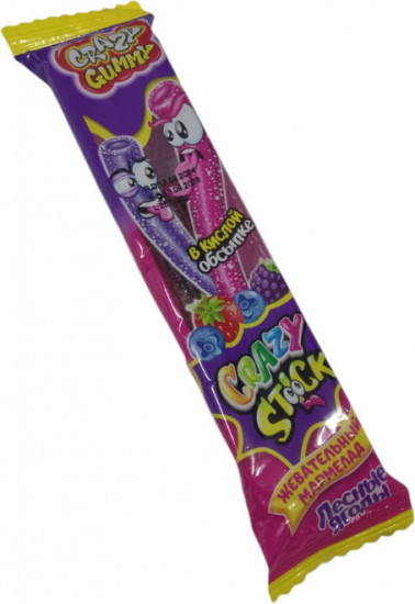 Мармелад со вкусом лесных ягод «Crazy Gummy Crazy»
