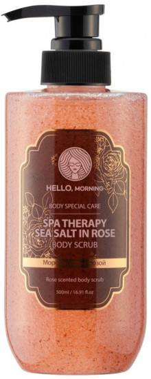 Скраб для тела с морской солью и розой «Sea Salt In Rose Body Scrub»