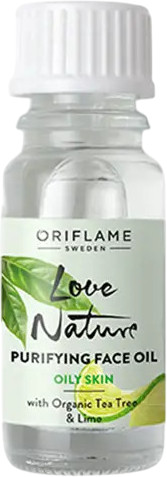 Антибактериальное средство для лица с органическим чайным деревом и лаймом «Love Nature»