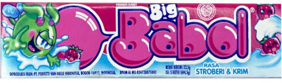 Жевательная резинка со вкусом сладкой клубники «Big Babol»