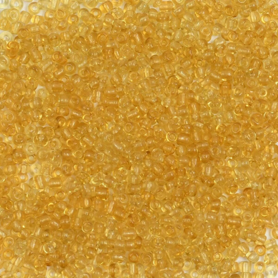 Бисер прозрачный, цвет 2B медный