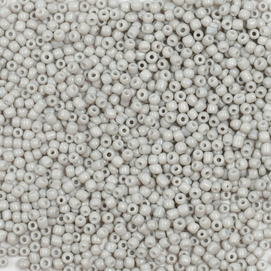 Бисер непрозрачный, цвет M910 серый матовый
