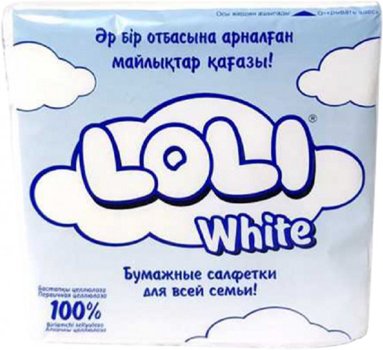 Салфетки бумажные «White»