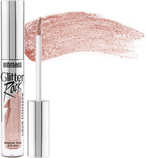 Жидкие тени для век «Glitter Rock», оттенок 303 Pink quartz