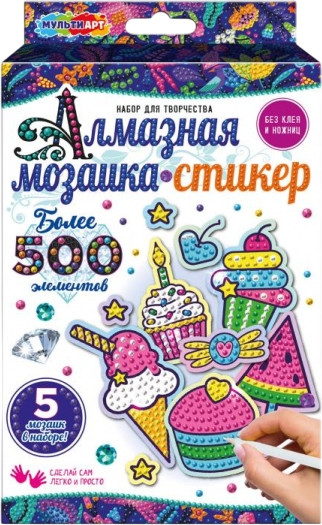 Кристальная мозаика «Пироженки»