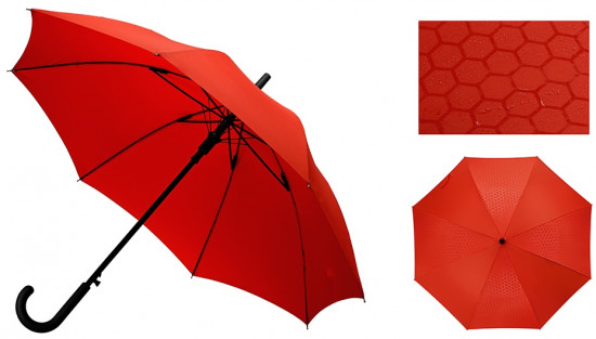 Зонт-трость с проявляющимся рисунком «Wetty»