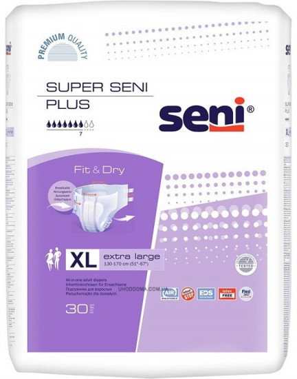 Подгузники для взрослых «Super Plus XL»