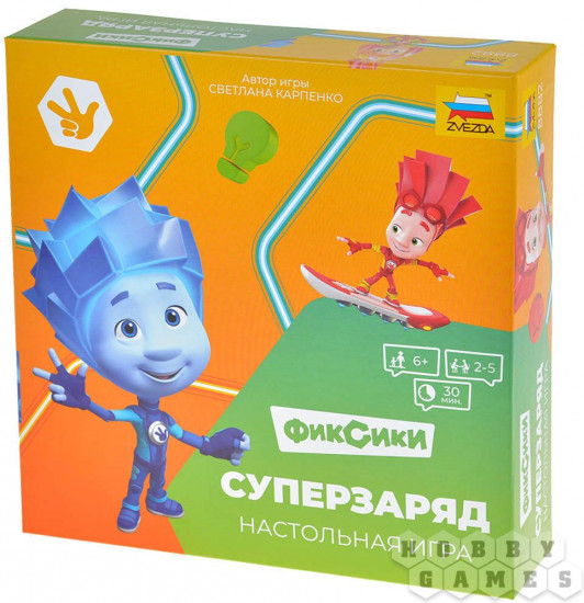 Настольная игра «Фиксики: Суперзаряд»