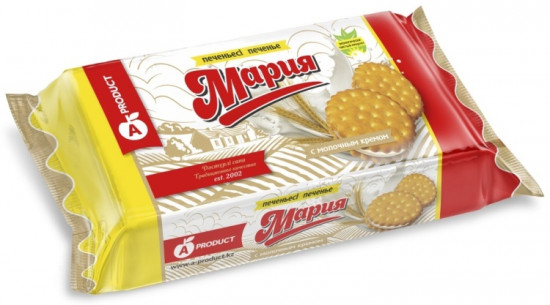 Печенье с молочным кремом «Мария»