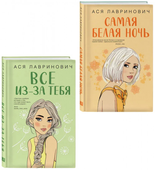 Самая белая ночь. Всё из-за тебя. Комплект из 2 книг