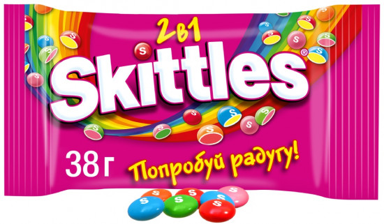 Конфеты жевательные «2 в 1»