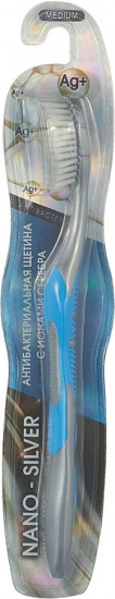 Зубная щетка антибактериальная с ионами серебра