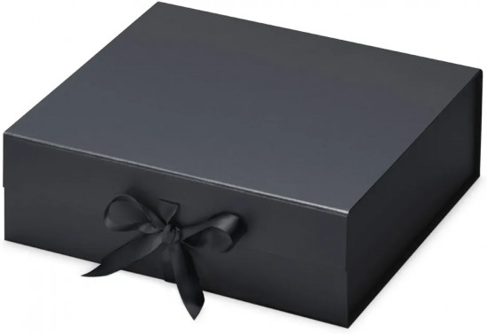 Коробка подарочная разборная на магнитах с лентами