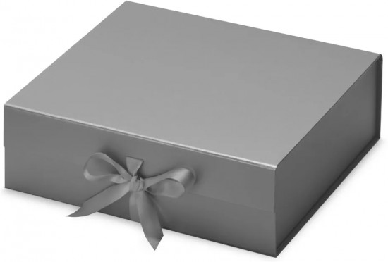 Коробка подарочная разборная на магнитах с лентами