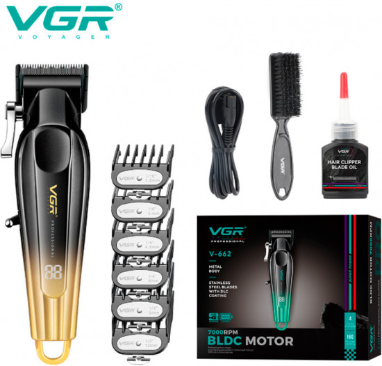 Машинка для стрижки волос профессиональная VGR V-662