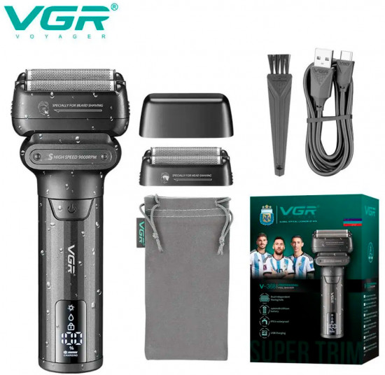 Электробритва-триммер универсальная VGR V-368 Black Shaver