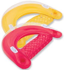 Надувное кресло с ручками «Sit-n-Float», цвет в ассортименте | Intex